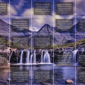 Beautiful prayer walls. Download now. In these dark times, we need His word